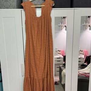 Free People Terracotta Maxi Dress